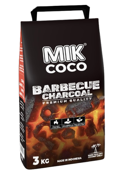 MIK COCO HEXA BBQ CHARCOAL 3KG