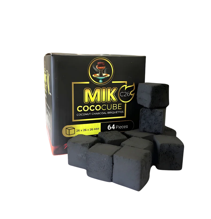 Mik Coco Cube Shisha Coconut Charcoal Briquettes 10 x 1 kg