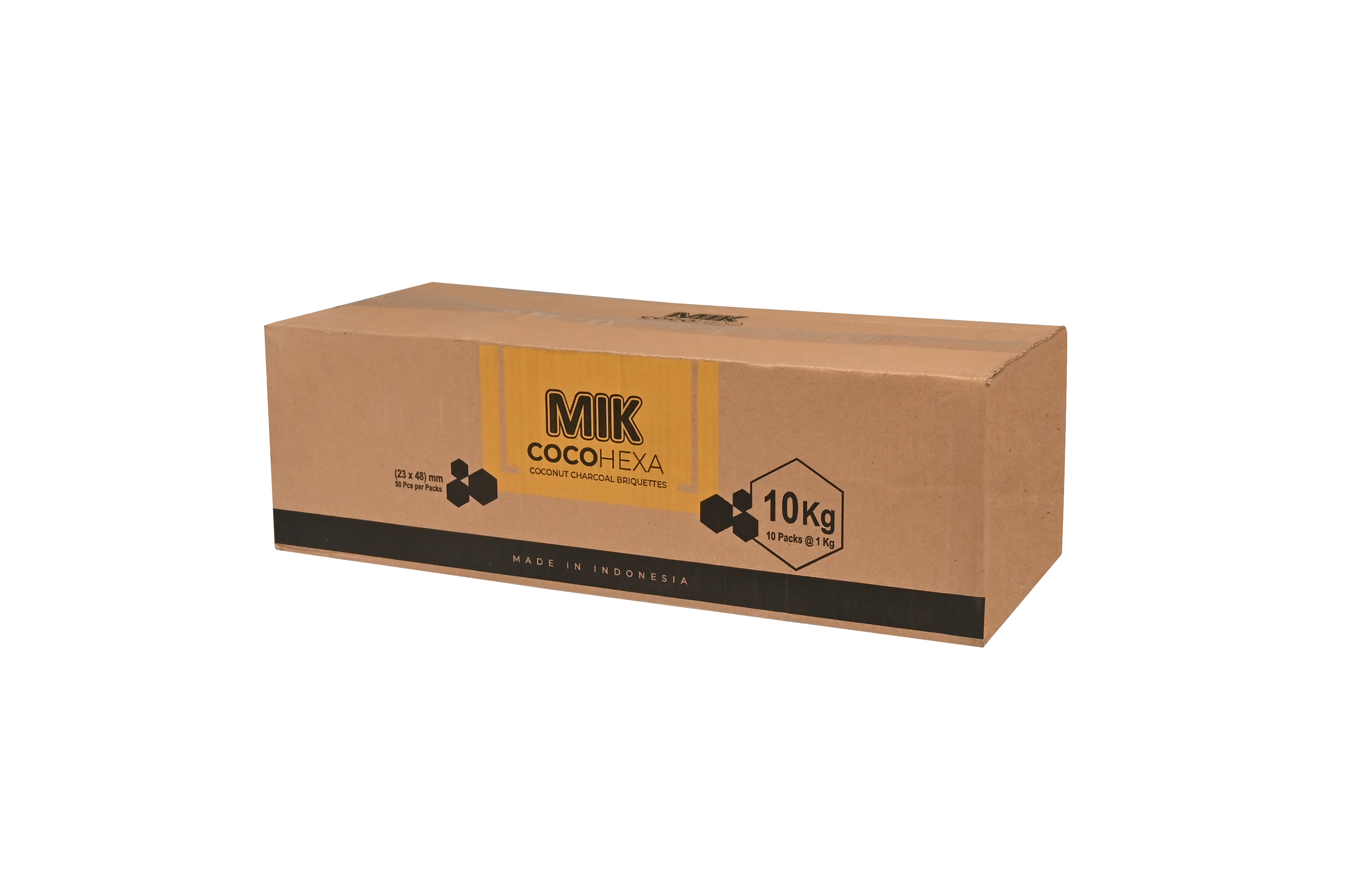 MIK COCO Long Burn Shisha Charcoal (10 x 1KG)